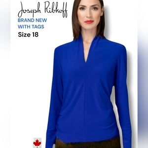 Joseph Ribkoff Mandarin Collar Blouse BRAND NEW